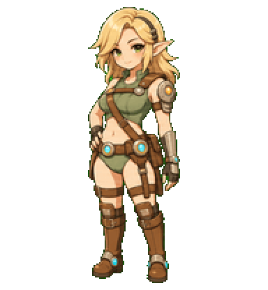 Anime Elf Scout Codex pet