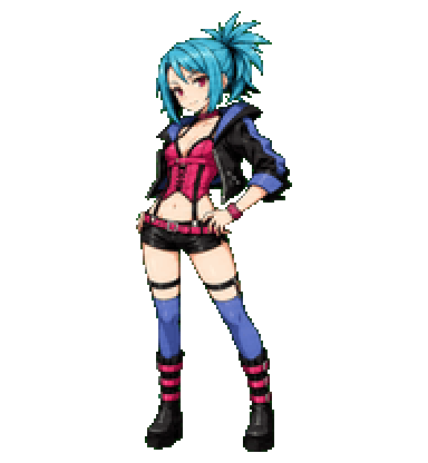 Punk Anime Girl Codex pet