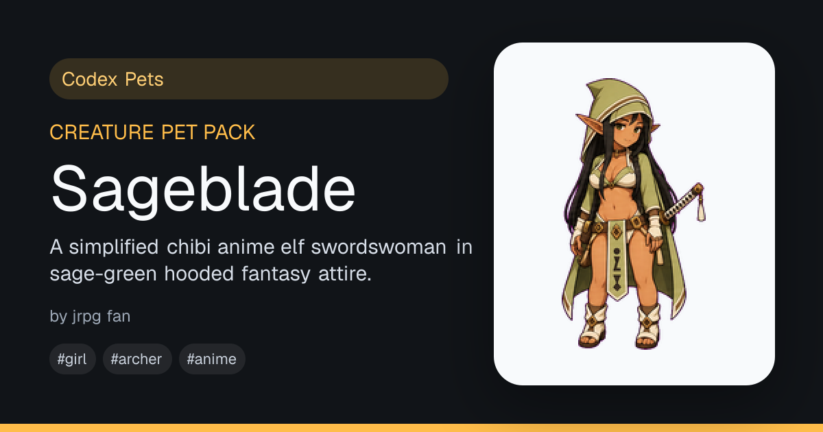 Sageblade - Codex Pets